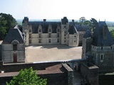château de Goulaine vue aérienne val de Loire