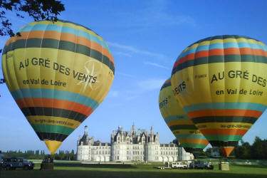 hot air balloon loire valley