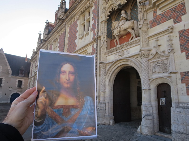 Salvator Mundi Léonard de Vinci Aile Louis 12 Château de Blois