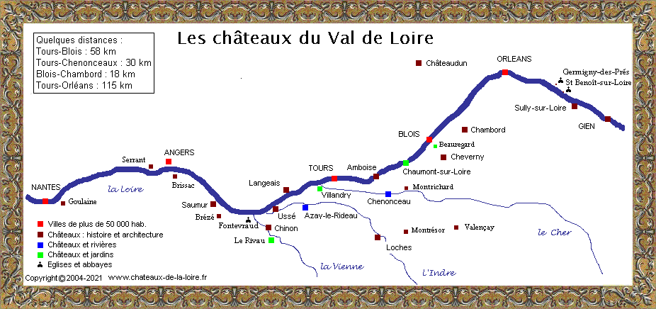Haut 36+ imagen carte des châteaux de la loire - fr.thptnganamst.edu.vn