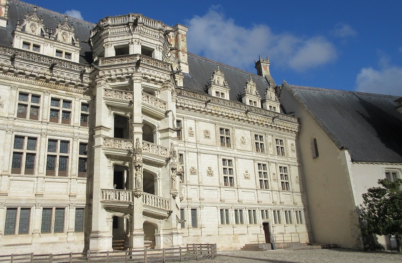 escalier du château de Blois
