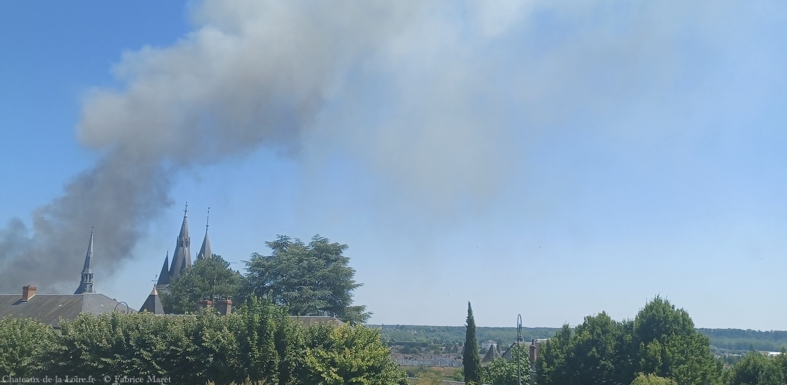 Incendie à Blois le 19 juin 2025