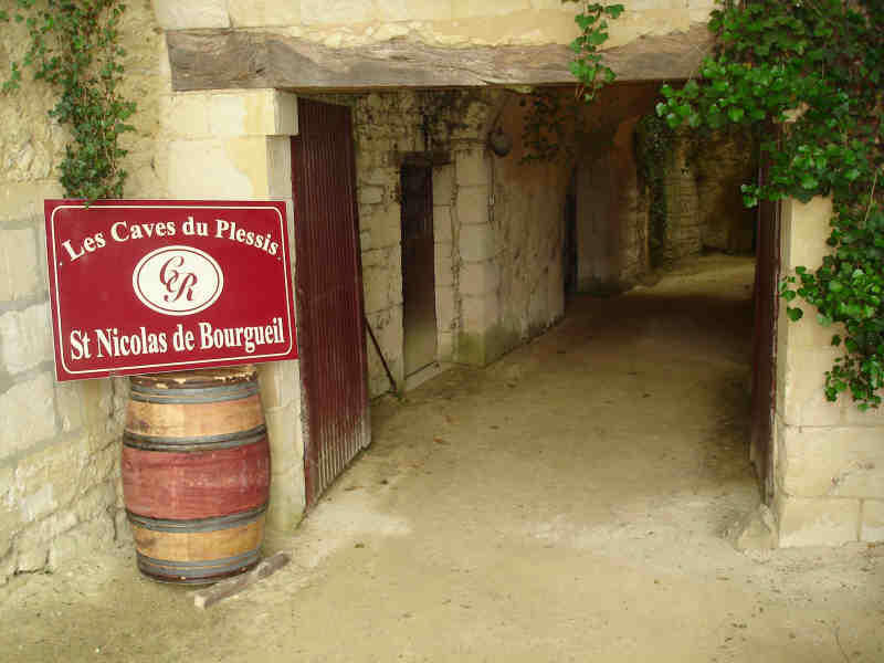 Les caves du Plessis Saint Nicolas de Bourgueil