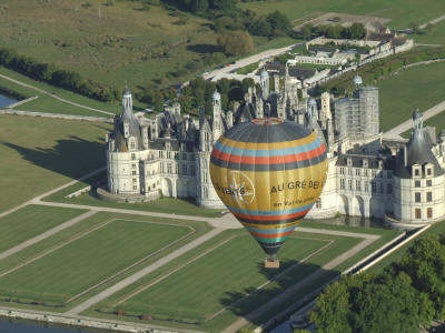 Montgolfière château de Chambord